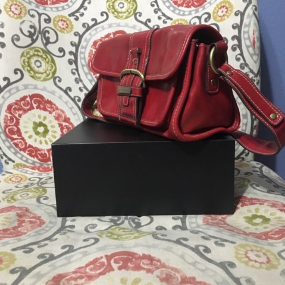 Strada red purse